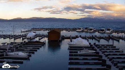 Tahoe City Marina - Lake Tahoe Live Webcam - Apr 20, 2026, 7:19pm PDT