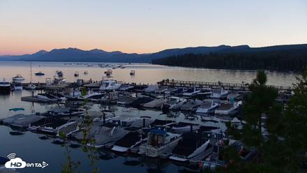 Tahoe City Marina - Lake Tahoe Live Webcam - Aug 3, 2026, 8:10pm PDT