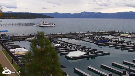 Tahoe City Marina - Lake Tahoe Live Webcam - Oct 21, 2026, 11:47am PDT