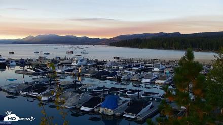 Tahoe City Marina - Lake Tahoe Live Webcam - Sep 11, 2026, 6:52am PDT