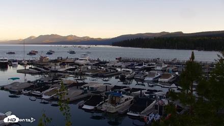 Tahoe City Marina - Lake Tahoe Live Webcam - Jun 19, 2026, 8:00pm PDT