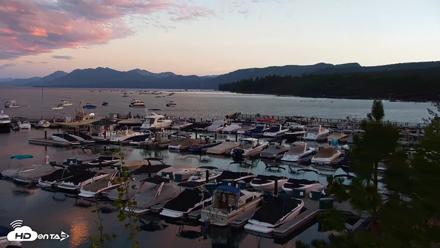Tahoe City Marina - Lake Tahoe Live Webcam - Jul 18, 2026, 8:32pm PDT