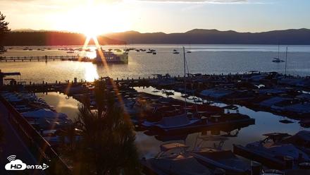 Tahoe City Marina - Lake Tahoe Live Webcam - Jul 19, 2026, 6:05am PDT