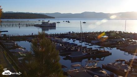 Tahoe City Marina - Lake Tahoe Live Webcam - Oct 6, 2026, 7:36am PDT
