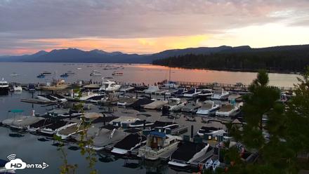 Tahoe City Marina - Lake Tahoe Live Webcam - Aug 17, 2026, 8:02pm PDT
