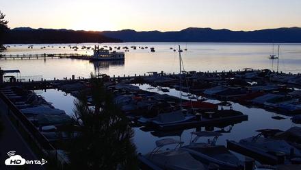 Tahoe City Marina - Lake Tahoe Live Webcam - Jul 24, 2026, 6:05am PDT