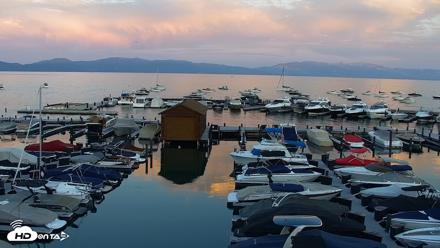 Tahoe City Marina - Lake Tahoe Live Webcam - Aug 7, 2026, 8:02pm PDT