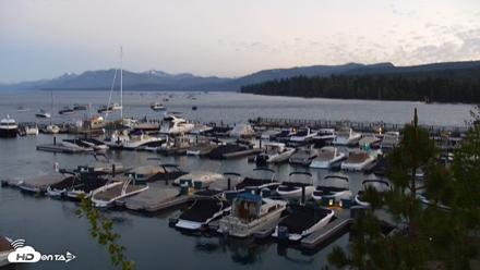 Tahoe City Marina - Lake Tahoe Live Webcam - Jun 5, 2026, 8:37pm PDT