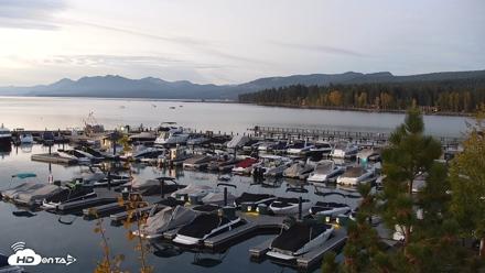 Tahoe City Marina - Lake Tahoe Live Webcam - Oct 2, 2026, 6:40am PDT