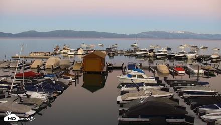 Tahoe City Marina - Lake Tahoe Live Webcam - Jun 9, 2026, 8:41pm PDT