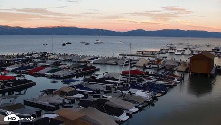 Tahoe City Marina - Lake Tahoe Live Webcam - Jul 25, 2026, 8:17pm PDT