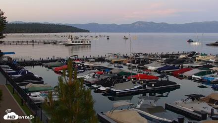 Tahoe City Marina - Lake Tahoe Live Webcam - Jul 2, 2026, 8:39pm PDT