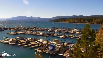 Tahoe City Marina - Lake Tahoe Live Webcam - Oct 15, 2026, 10:49am PDT