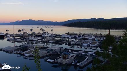Tahoe City Marina - Lake Tahoe Live Webcam - Jun 16, 2026, 8:25pm PDT