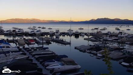 Tahoe City Marina - Lake Tahoe Live Webcam - Jun 9, 2026, 8:09pm PDT