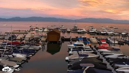 Tahoe City Marina - Lake Tahoe Live Webcam - Aug 21, 2026, 7:53pm PDT