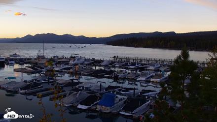 Tahoe City Marina - Lake Tahoe Live Webcam - Sep 26, 2026, 6:54am PDT
