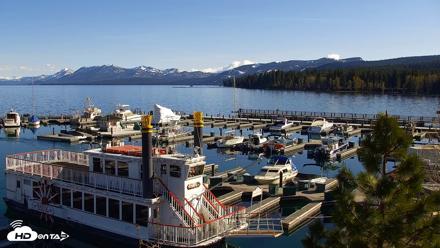 Tahoe City Marina - Lake Tahoe Live Webcam - Apr 23, 2026, 5:11pm PDT