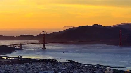 San Francisco Golden Gate Bridge Live Webcam - Nov 8, 2025, 4:59pm PST