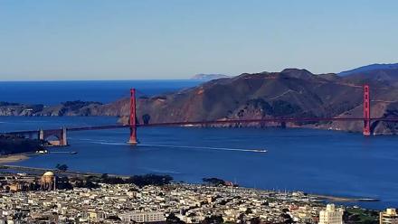 San Francisco Golden Gate Bridge Live Webcam - Dec 29, 2025, 10:34am PST
