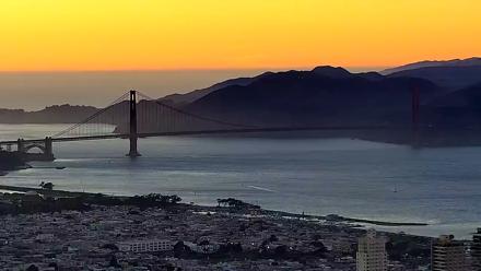 San Francisco Golden Gate Bridge Live Webcam - Oct 29, 2025, 6:16pm PDT