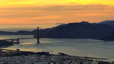 San Francisco Golden Gate Bridge Live Webcam - Nov 9, 2025, 5:02pm PST