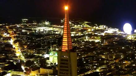 San Francisco Golden Gate Bridge Live Webcam - Nov 10, 2025, 9:56pm PST