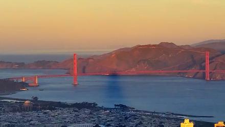 San Francisco Golden Gate Bridge Live Webcam - Nov 9, 2025, 6:58am PST
