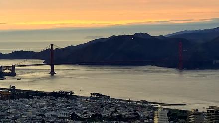San Francisco Golden Gate Bridge Live Webcam - Jan 6, 2026, 5:16pm PST