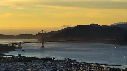San Francisco Golden Gate Bridge Live Webcam - Nov 8, 2025, 4:46pm PST