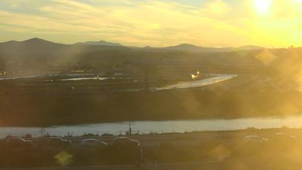 Del Mar's Dog Beach - River Mouth Live Webcam - Jan 17, 2026, 7:06am PST