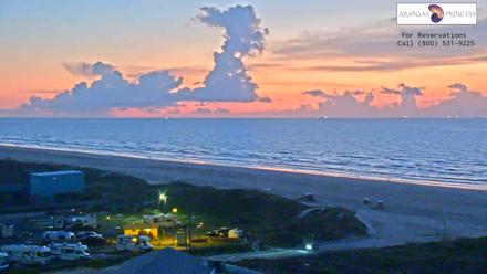 Aransas Princess - Port Aransas Beach Live Webcam - Oct 7, 2025, 6:58am CDT