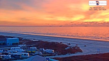 Aransas Princess - Port Aransas Beach Live Webcam - Jan 29, 2026, 7:03am CST