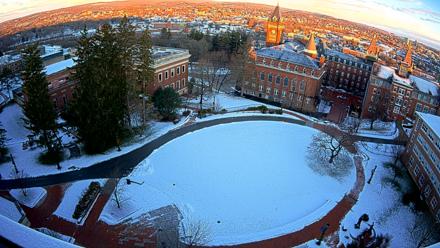 Holy Cross Hogan Courtyard Live Webcam - Dec 24, 2025, 7:36am EST
