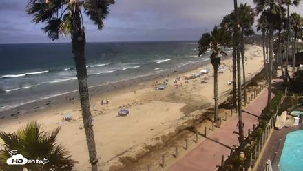 Pacific Beach Live Surf Webcam - Jul 14, 2026, 10:50am PDT