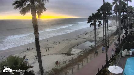 Pacific Beach Live Surf Webcam - Jun 15, 2026, 7:27pm PDT
