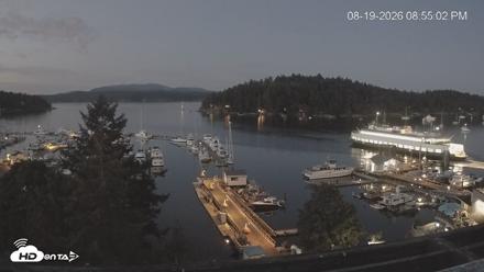 Friday Harbor - San Juan Island Live Webcam - Aug 19, 2026, 8:55pm PDT