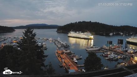 Friday Harbor - San Juan Island Live Webcam - Jul 13, 2026, 9:37pm PDT