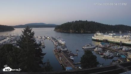 Friday Harbor - San Juan Island Live Webcam - Jul 4, 2026, 9:35pm PDT