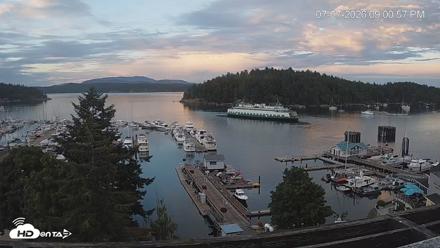 Friday Harbor - San Juan Island Live Webcam - Jul 7, 2026, 9:02pm PDT
