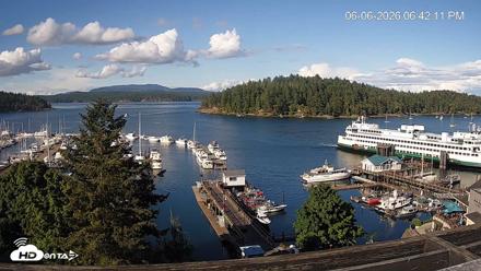 Friday Harbor - San Juan Island Live Webcam - Jun 6, 2026, 6:42pm PDT