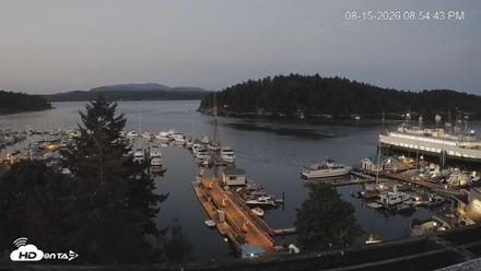 Friday Harbor - San Juan Island Live Webcam - Aug 15, 2026, 8:55pm PDT
