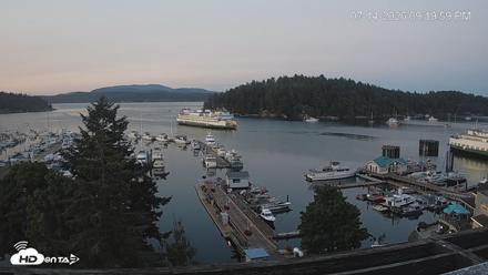 Friday Harbor - San Juan Island Live Webcam - Jul 14, 2026, 9:20pm PDT