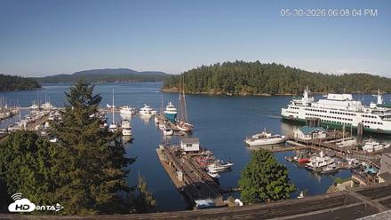 Friday Harbor - San Juan Island Live Webcam - May 30, 2026, 6:08pm PDT
