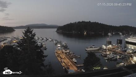 Friday Harbor - San Juan Island Live Webcam - Jul 15, 2026, 9:46pm PDT