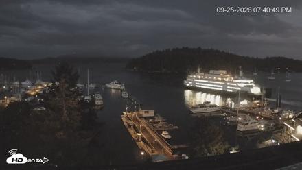 Friday Harbor - San Juan Island Live Webcam - Sep 25, 2026, 7:41pm PDT