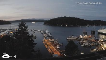 Friday Harbor - San Juan Island Live Webcam - Jul 1, 2026, 9:57pm PDT