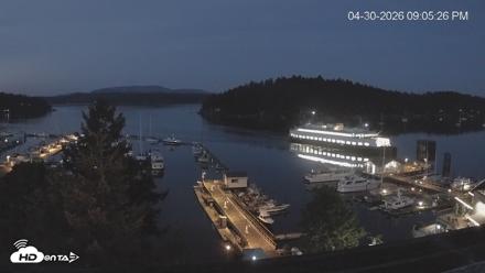 Friday Harbor - San Juan Island Live Webcam - Apr 30, 2026, 9:06pm PDT