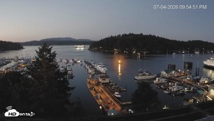 Friday Harbor - San Juan Island Live Webcam - Jul 4, 2026, 9:56pm PDT