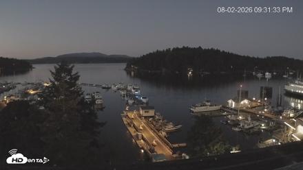 Friday Harbor - San Juan Island Live Webcam - Aug 2, 2026, 9:32pm PDT